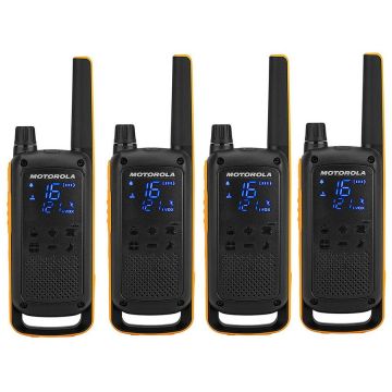 Motorola Statie radio PMR portabila Motorola TALKABOUT T82 Extreme Quad set, 4 buc