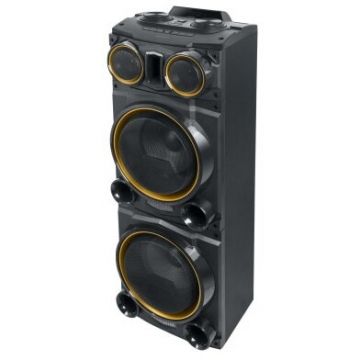 MUSE Boxa Bluetooth Tower MUSE M-1988 DJ PARTY, 800W, Radio FM PLL, Iluminare atractiva, Microfon, Negru