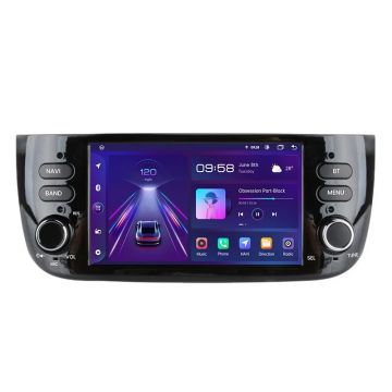 Navigatie Dedicata Fiat Linea, Punto (2012-2018), 7Inch, 2Gb Ram, 64Gb stocare, Carplay
