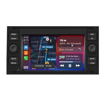 Navigatie Dedicata Ford, 7Inch, 2Gb Ram, 64Gb stocare, Carplay, Negru