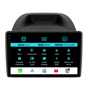 Navigatie Dedicata Ford Ecosport (2017-2025), 9Inch, 8Gb Ram, 256Gb Stocare, Carplay