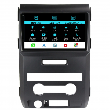Navigatie Dedicata Ford F150 (2008-2014), 9Inch, 4Gb Ram, 64Gb Stocare, Carplay