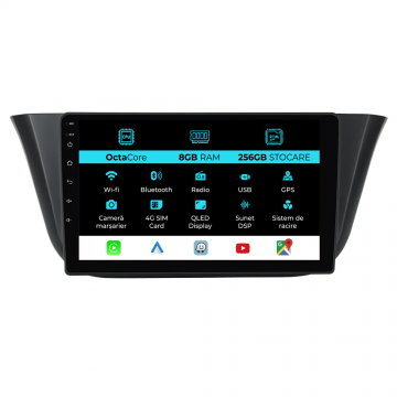 Navigatie Dedicata Iveco Daily (2014-2021), 9Inch, 8Gb Ram, 256Gb Stocare, Carplay
