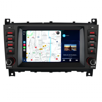 Navigatie Dedicata Mercedes Benz C-Class W203  CLS W219  CLK W209 (2004-2011), 7Inch, 4Gb Ram, 64Gb Stocare, Carplay