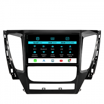 Navigatie Dedicata Mitsubishi Pajero (2016-2018), 9Inch, 2Gb Ram, 32Gb Stocare, Carplay