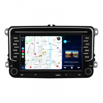 Navigatie Dedicata Skoda, 7Inch, 4Gb Ram, 64Gb stocare, Apple Carplay Android Auto