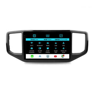 Navigatie Dedicata Volkswagen Amarok (2016-2022), 9Inch, 6Gb Ram, 128Gb Stocare, Carplay