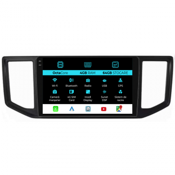 Navigatie Dedicata Volkswagen Crafter (2017-2021), 10Inch, 4Gb Ram, 64Gb Stocare, Carplay