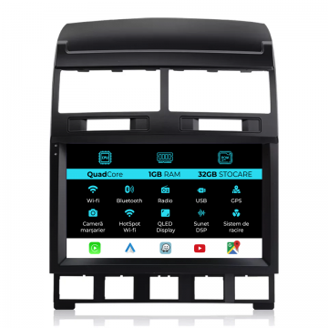 Navigatie Dedicata Volkswagen Touareg (2003-2010), 9Inch, 1Gb Ram, 32Gb Stocare, Carplay