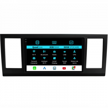 Navigatie Dedicata Volkswagen Transporter T6 (2016-2020), 9Inch, 2Gb Ram, 32Gb Stocare, Carplay