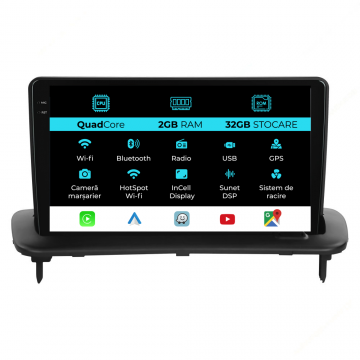 Navigatie Dedicata Volvo S40 (2004-2012), 9Inch, 2Gb Ram, 32Gb Stocare, Carplay
