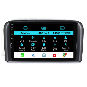 Navigatie Dedicata Volvo S80 (1998-2006), 9Inch, 8Gb Ram, 256Gb Stocare, Carplay