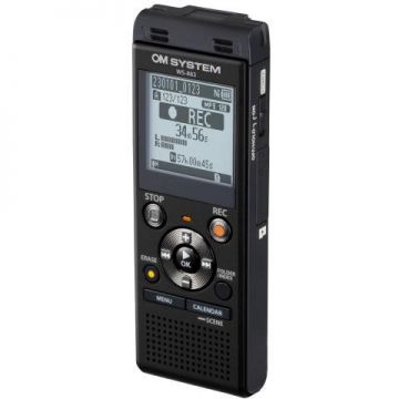 OLYMPUS Reportofon stereo Olympus OM System WS-883 (8GB), MP3 (stereo), PCM liniar (mono), Negru