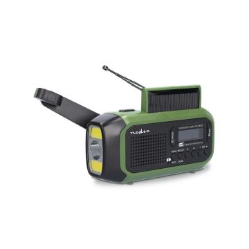 radio portabil de urgenta, dab+, fm, 5w, ecran 1,46