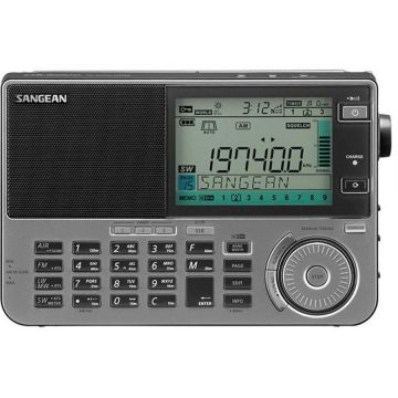 Sangean Radio multi-banda MW, LW, FM, negru Sangean ATS-909X2