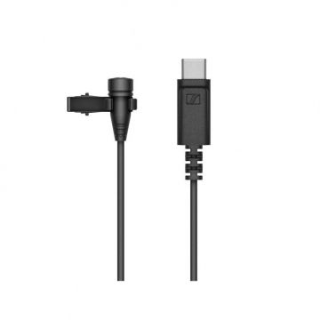 Sennheiser Microfon Sennheiser XS LAV USB-C, TRSS, Cu lavaliera, Negru
