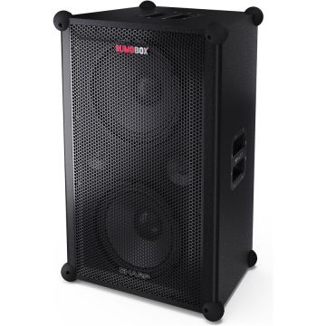 Sharp Boxa portabila Sharp SumoBox CP-LS200, 200 W, Baterie detasabila, Procesor SAM® by Devialet, Bluetooth, TRS/XLR/AUX, IPX4, Negru