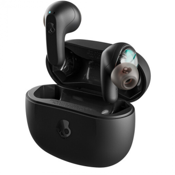 Skullcandy Casti SKULLCANDY Rail S2RLW-Q740, True Wireless, Bluetooth, In-Ear, Microfon, Negru