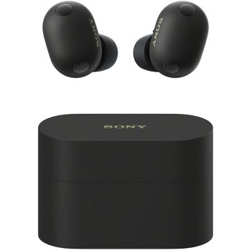 Sony Casti Audio In-Ear Sony WF-1000XM6B, True Wireless, Bluetooth, Noise cancelling, Hi-Res Audio, Microfon, Autonomie de pana la 24 ore, IPX4, iOS si Android, Negru