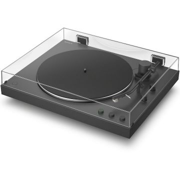 Sony Pick-up wireless Sony PS-LX3BT, Bluetooth, Redare automata, Hi-Res audio Wireless, Transmisie prin curea, Preamplificator Phono, 2 viteze, Negru