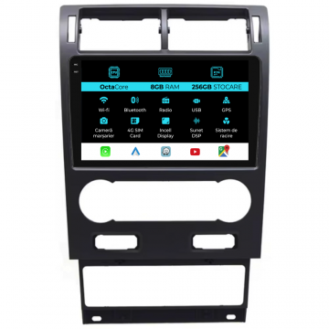 Navigatie Dedicata Ford Mondeo 3 (2000-2007), 9Inch, 8Gb Ram, 256Gb Stocare, Carplay
