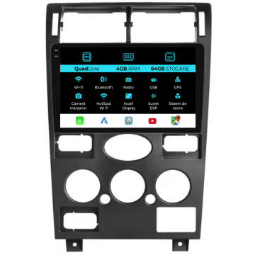 Navigatie Dedicata Ford Mondeo 3 (2000-2007),QuadCore, 9Inch, 4Gb Ram, 64Gb Stocare, Carplay