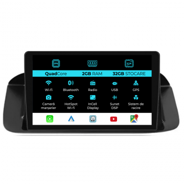 Navigatie Dedicata Honda Accord VIII (2008-2012), 9Inch 2Gb Ram, 32Gb Stocare, Carplay