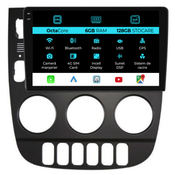 Navigatie Dedicata Mercedes ML W163 (1998-2005), 9Inch, 6Gb Ram, 128Gb Stocare, Carplay