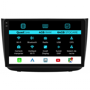 Navigatie Dedicata Mercedes Vito, Viano (2005-2015),QuadCore, 10Inch, 4Gb Ram, 64Gb Stocare, Carplay