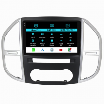 Navigatie Dedicata Mercedes Vito W447 (2014-2021), 10Inch, 2Gb Ram, 32Gb Stocare, Carplay