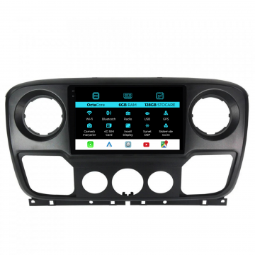 Navigatie Dedicata Opel Movano Renault Master Nissan NV400 (2010-2020), 10Inch, 6Gb Ram, 128Gb Stocare, Carplay