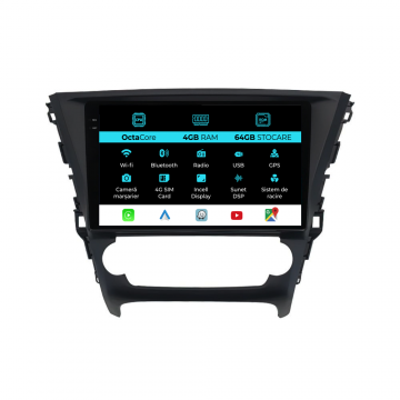 Navigatie Dedicata Toyota Avensis (2015-2018), 9 Inch, 4Gb Ram, 64Gb stocare, Carplay
