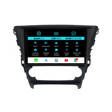 Navigatie Dedicata Toyota Avensis (2015-2018),QuadCore, 9 Inch, 4Gb Ram, 64Gb stocare, Carplay