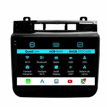 Navigatie Dedicata Volkswagen Touareg (2010-2018),QuadCore, 9Inch, 4Gb Ram, 64Gb Stocare, Carplay