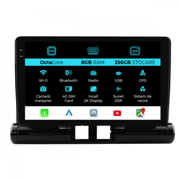 Navigatie Dedicata Citroen C3 Aircross I (2017-2023), 2K, 8Gb Ram, 256Gb Stocare, Carplay