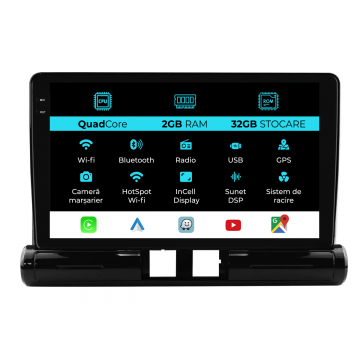 Navigatie Dedicata Citroen C3 Aircross I (2017-2023), 9Inch, 2Gb Ram, 32Gb Stocare, Carplay
