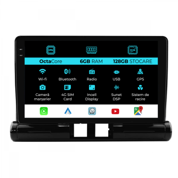 Navigatie Dedicata Citroen C3 Aircross I (2017-2023), 9Inch, 6Gb Ram, 128Gb Stocare, Carplay