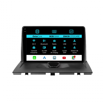 Navigatie Dedicata Citroen Jumpy (2007-2016), 2K, 8Gb Ram, 256Gb Stocare, Carplay