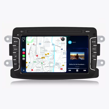 Navigatie Dedicata Dacia Logan Duster Sandero Dokker, 7Inch, 4Gb Ram, 64Gb stocare, Carplay