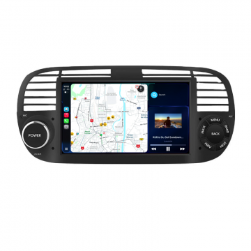 Navigatie Dedicata Fiat 500 (2007-2015), 7Inch, 4Gb Ram, 64Gb stocare, Apple Carplay Android Auto