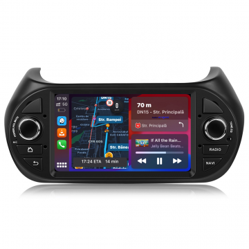 Navigatie Dedicata Fiat Fiorino Qubo (2008-2017),QuadCore, 7Inch, 4Gb Ram, 64Gb Stocare, Carplay