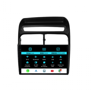 Navigatie Dedicata Fiat Linea (2006-2012), 2K, 8Gb Ram, 256Gb Stocare, Carplay