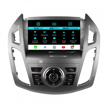Navigatie Dedicata Ford Transit   Tourneo Connect (2013-2019), 9Inch, 8Gb Ram, 256Gb Stocare, Carplay