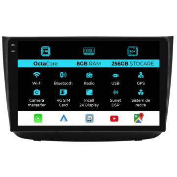 Navigatie Dedicata Mercedes Vito, Viano (2005-2015), 2K, 8Gb Ram, 256Gb Stocare, Carplay