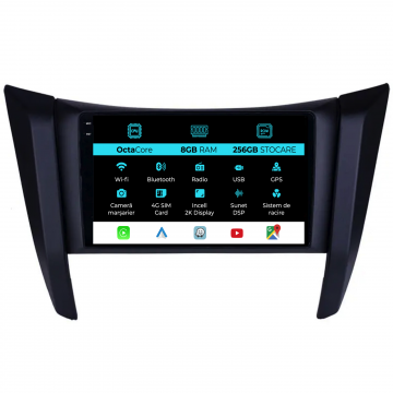 Navigatie Dedicata Nissan Navara (2015-2022), 2K, 8Gb Ram, 256Gb Stocare, Carplay