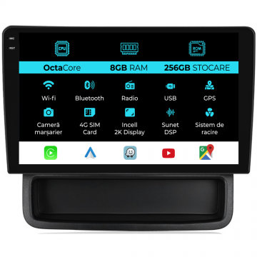 Navigatie Dedicata Nissan Primastar (2010-2014), 2K, 8Gb Ram, 256Gb Stocare, Carplay