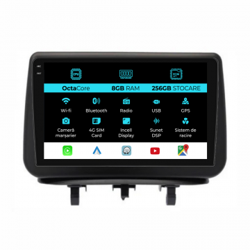 Navigatie Dedicata Opel Meriva (2010-2017), 9Inch, 8Gb Ram, 256Gb Stocare, Carplay