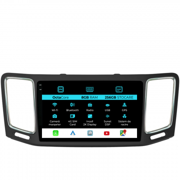 Navigatie Dedicata Volkswagen Sharan (2012-2019), 2K, 8Gb Ram, 256Gb Stocare, Carplay