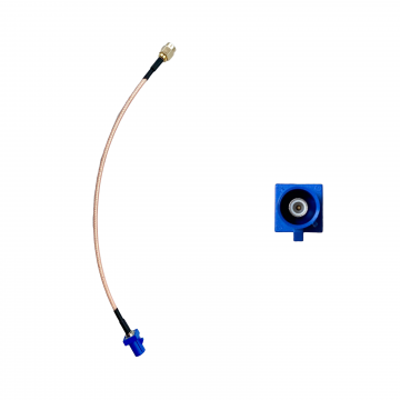 Adaptor antena Fakra la mufa SMA pentru adaptare antena gps originala la sistem aftermarket