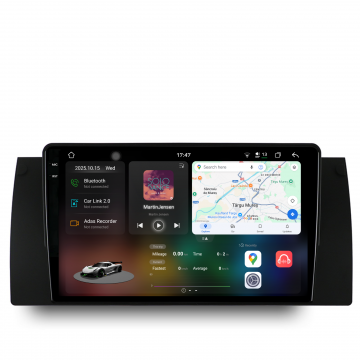 Navigatie Dedicata BMW Seria5 E39 X5 E53 (1995-2003), 2K, 12Gb Ram, 256Gb Stocare, Carplay